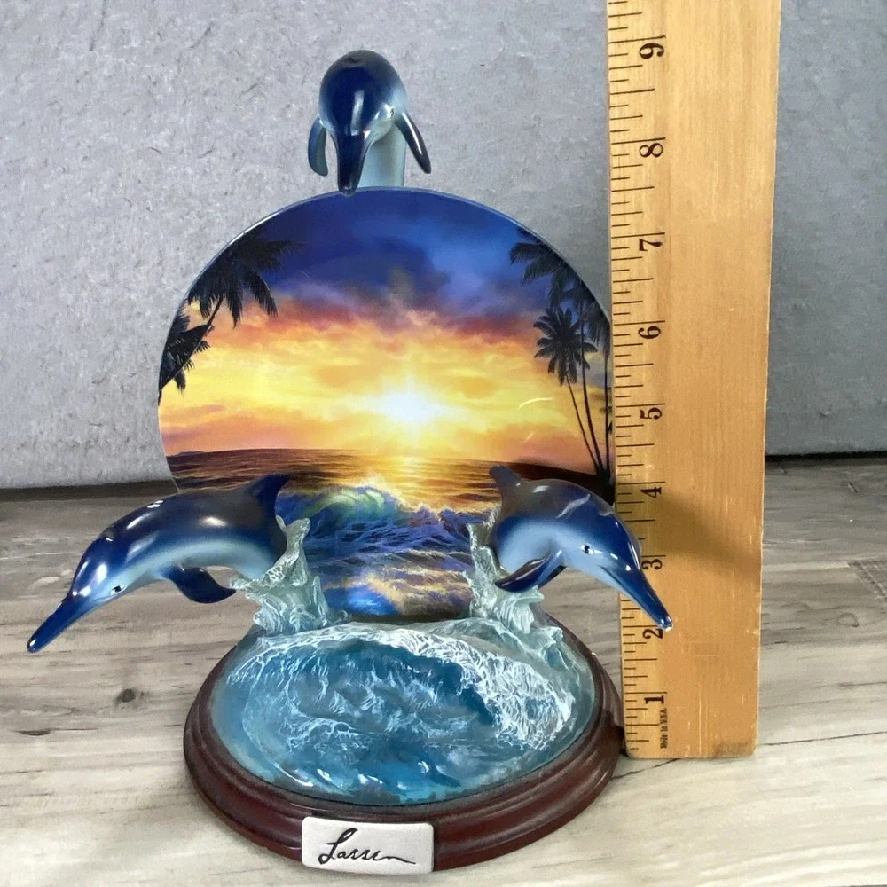 Bradford Exchange Paradise Discovery Dolphin Majesty 1st Issue Collector's Plate